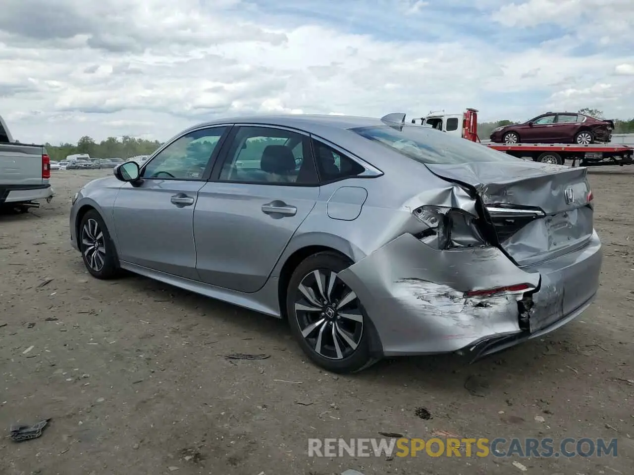 2 Photograph of a damaged car 2HGFE1F78RH302880 HONDA CIVIC 2024
