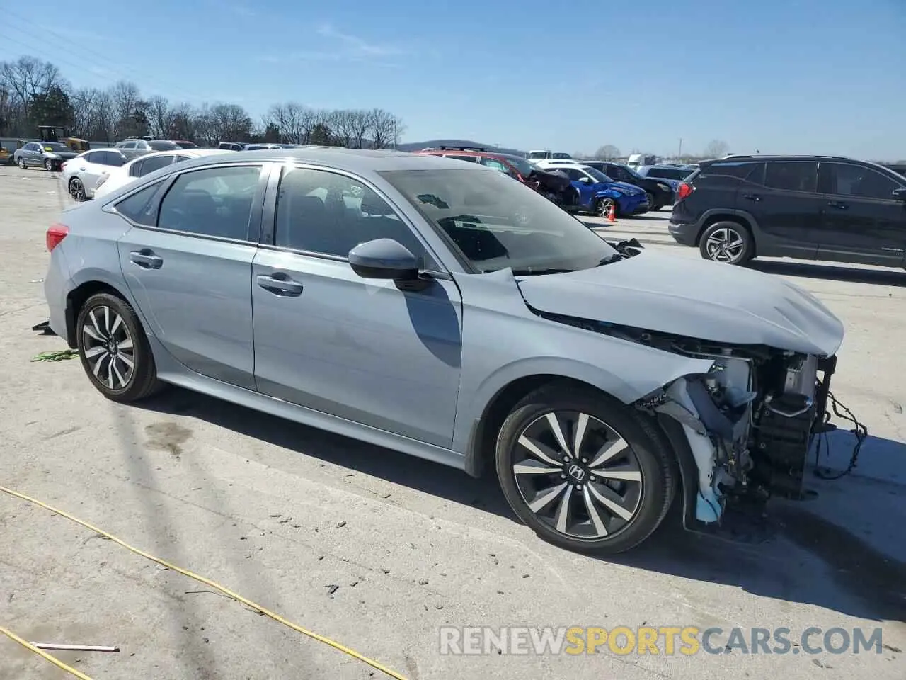 4 Photograph of a damaged car 2HGFE1F78RH307996 HONDA CIVIC 2024