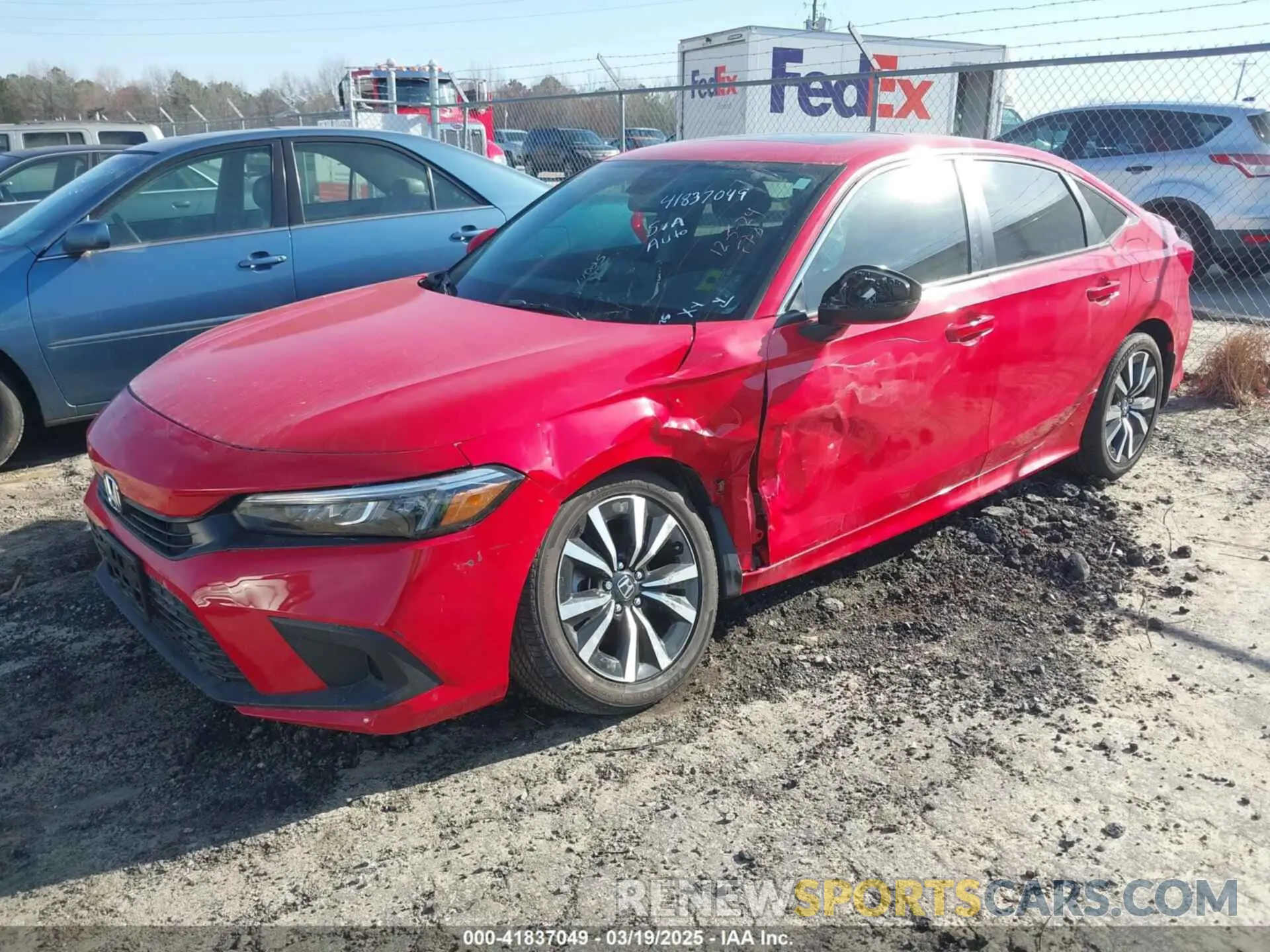22 Photograph of a damaged car 2HGFE1F79RH306694 HONDA CIVIC 2024