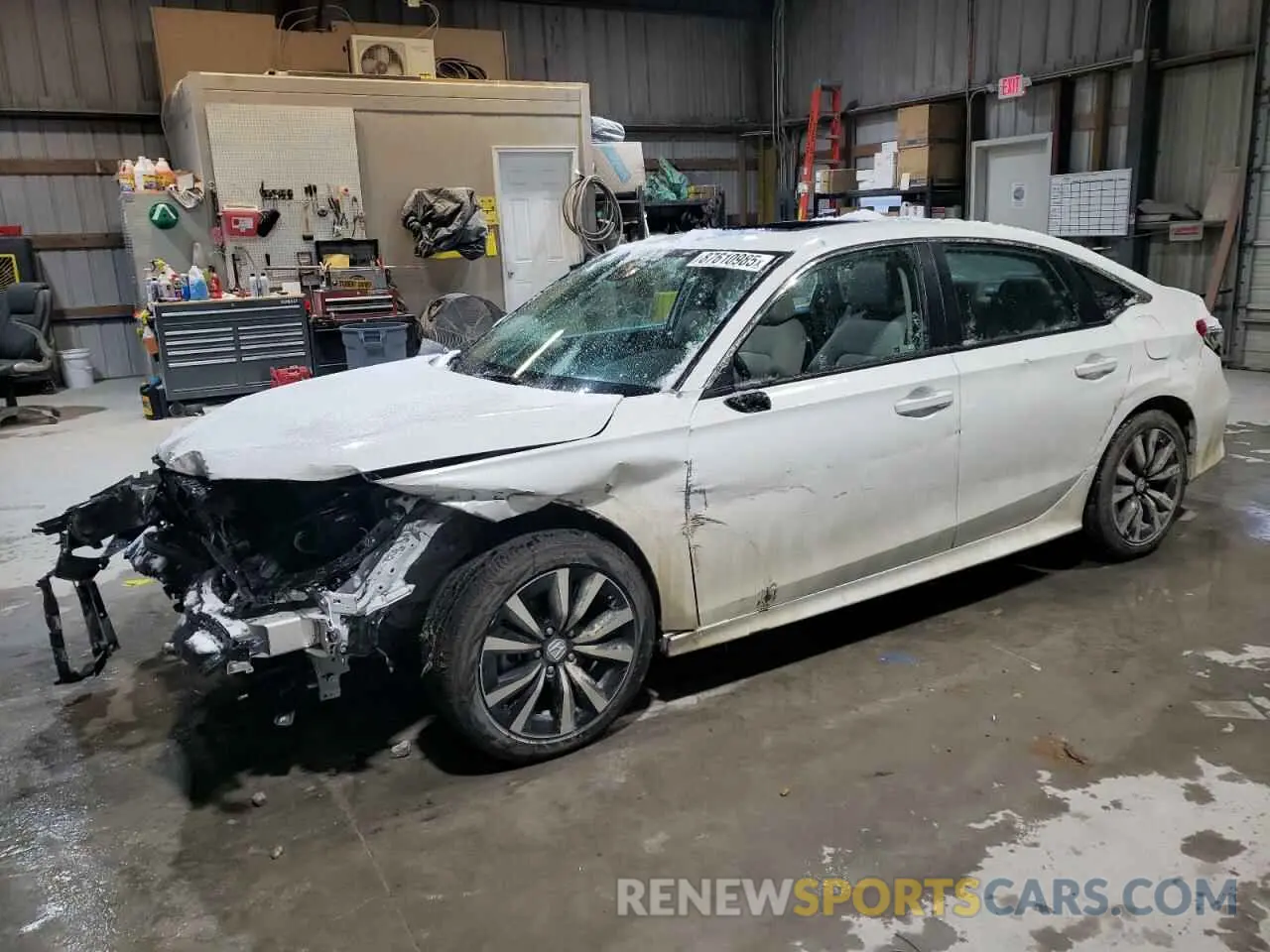 1 Photograph of a damaged car 2HGFE1F7XRH327781 HONDA CIVIC 2024