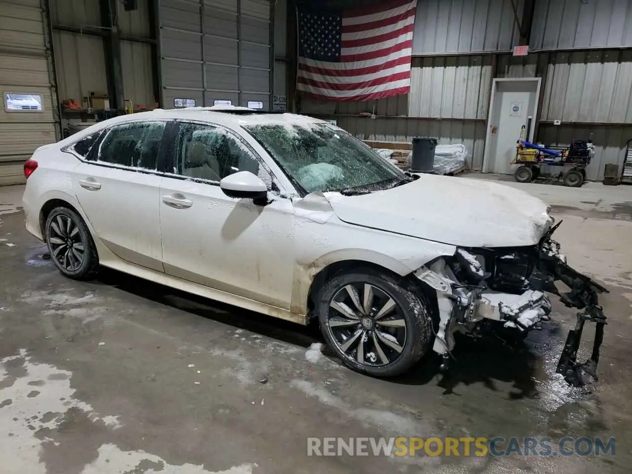 4 Photograph of a damaged car 2HGFE1F7XRH327781 HONDA CIVIC 2024