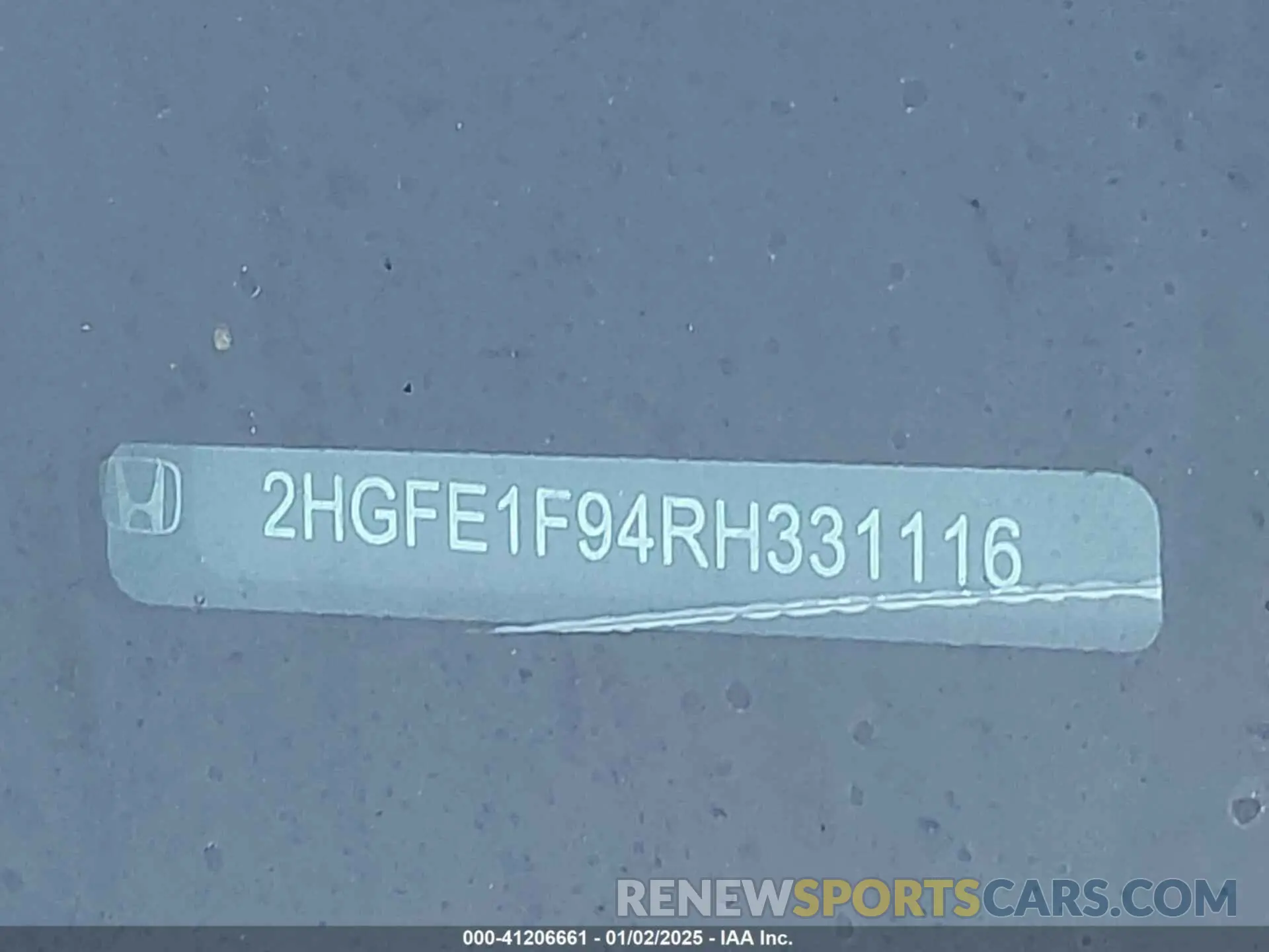 9 Photograph of a damaged car 2HGFE1F94RH331116 HONDA CIVIC 2024