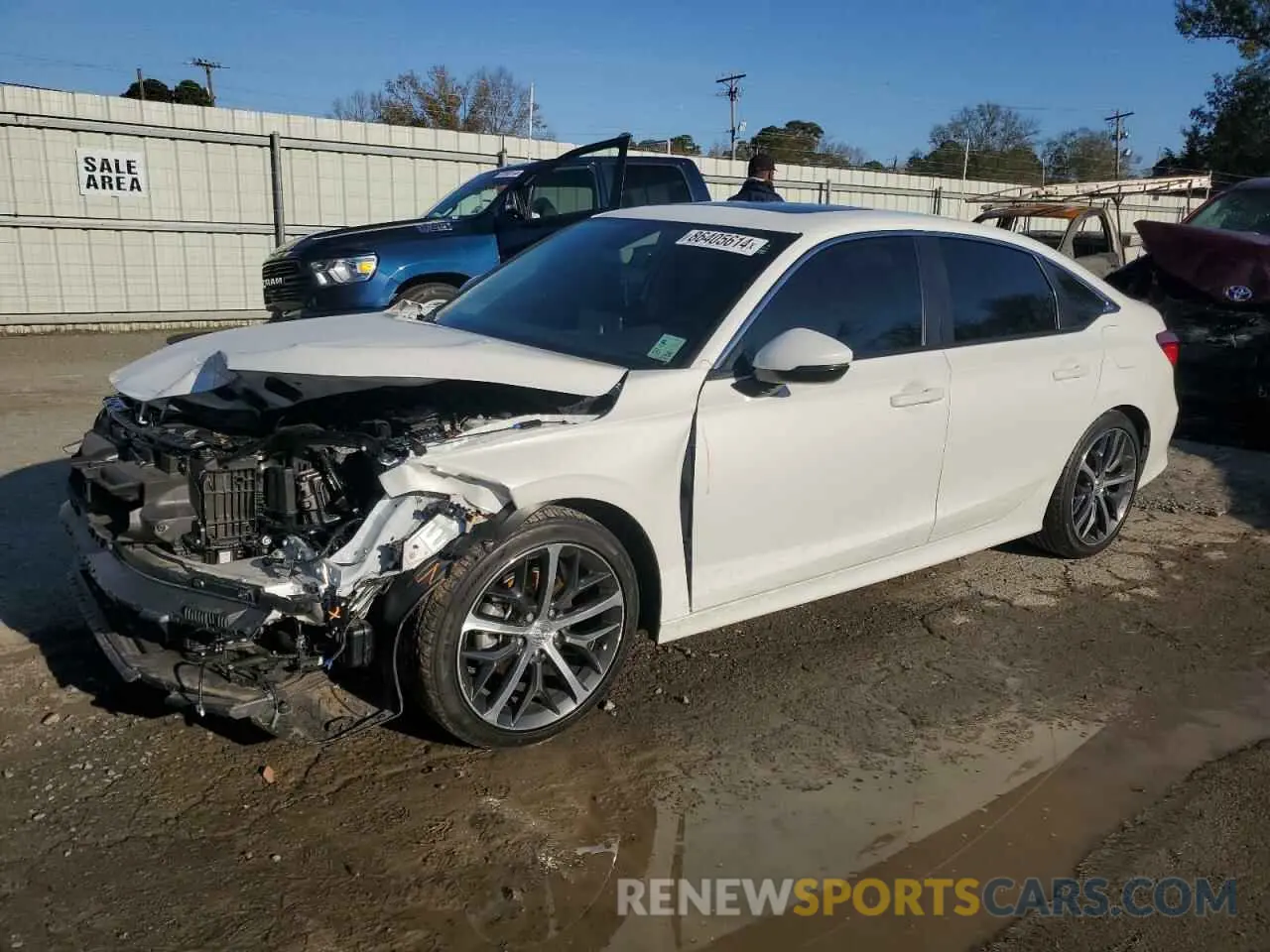 1 Photograph of a damaged car 2HGFE1F96RH308341 HONDA CIVIC 2024