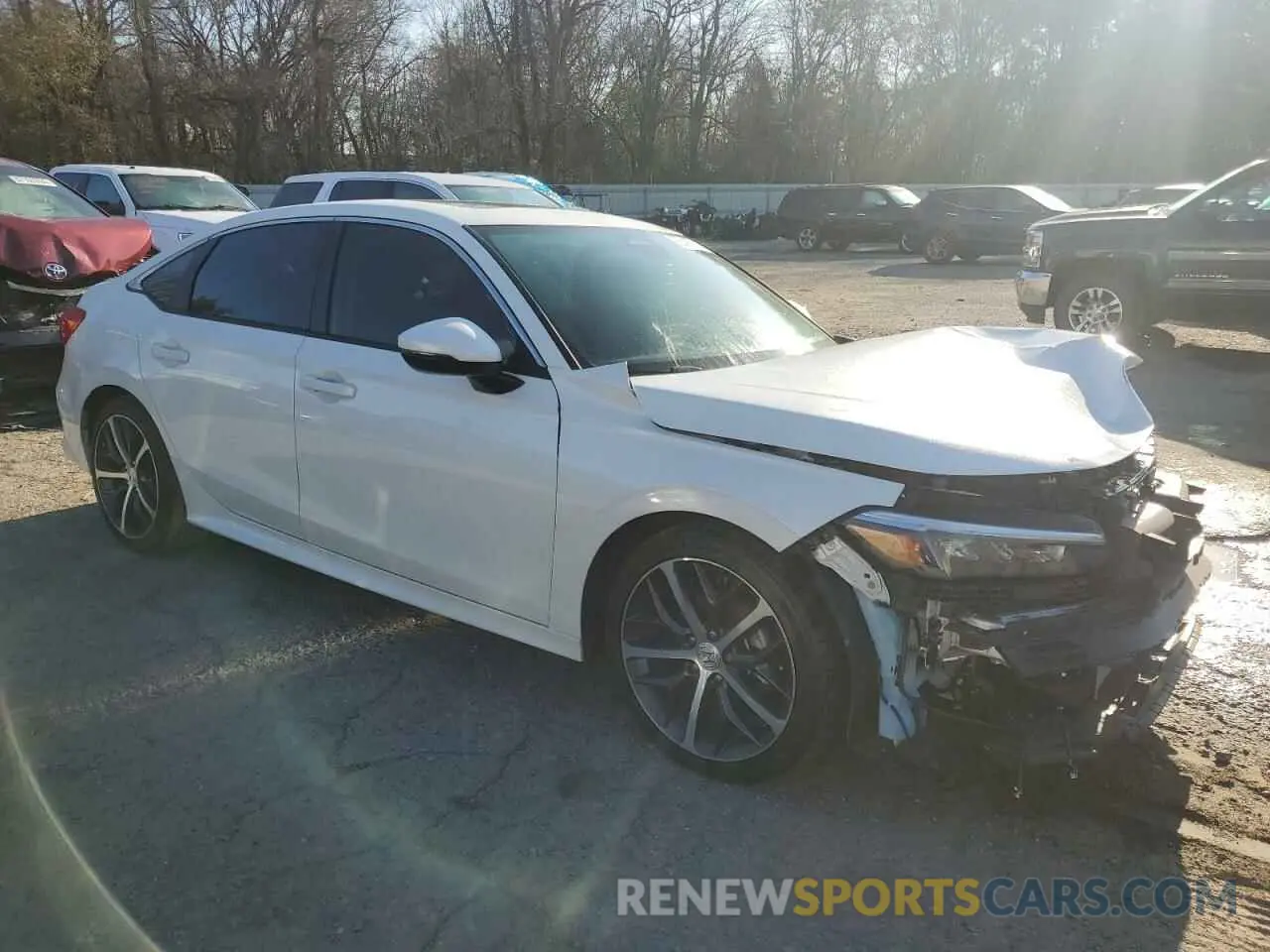 4 Photograph of a damaged car 2HGFE1F96RH308341 HONDA CIVIC 2024