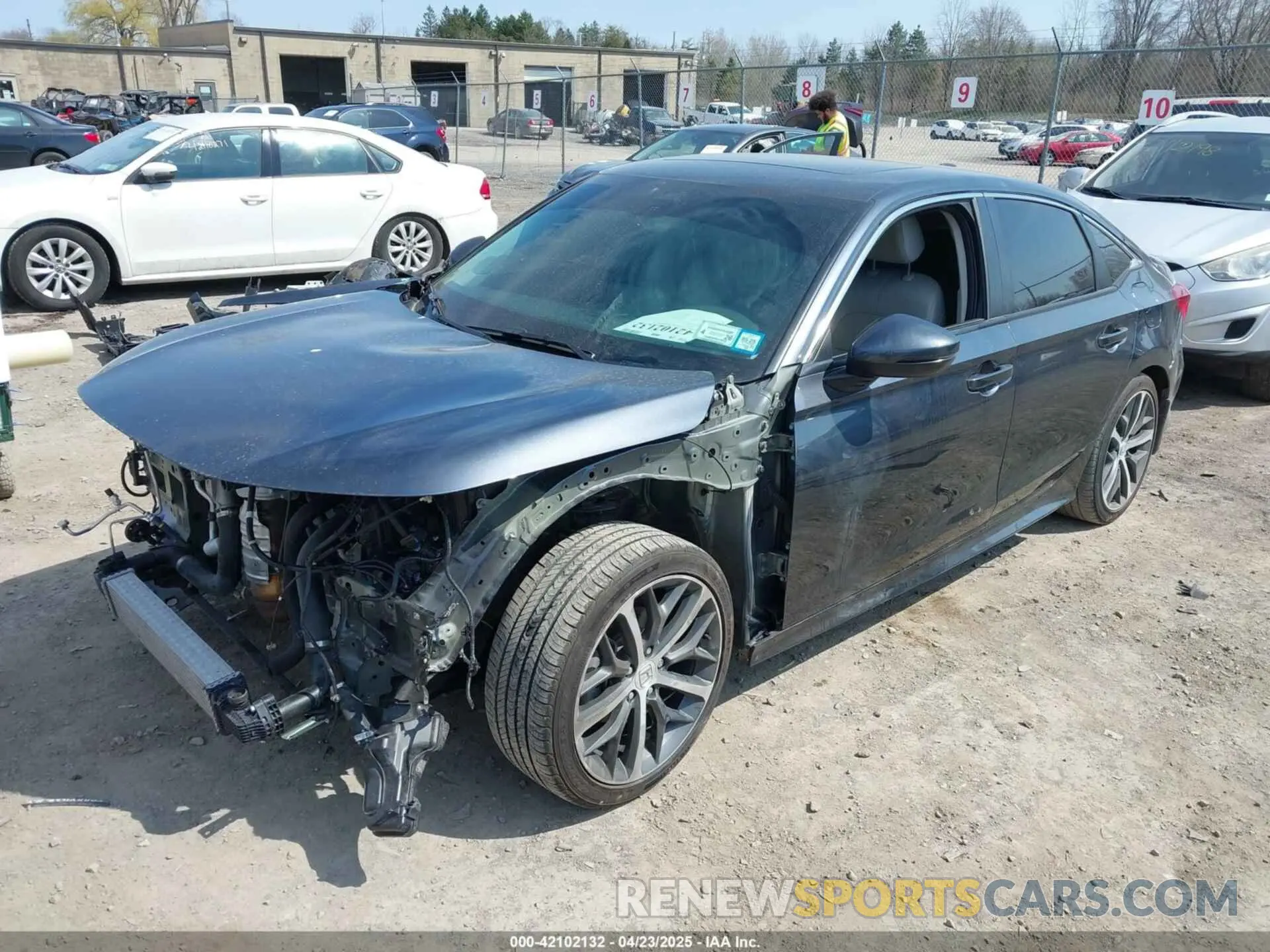 2 Photograph of a damaged car 2HGFE1F96RH322661 HONDA CIVIC 2024