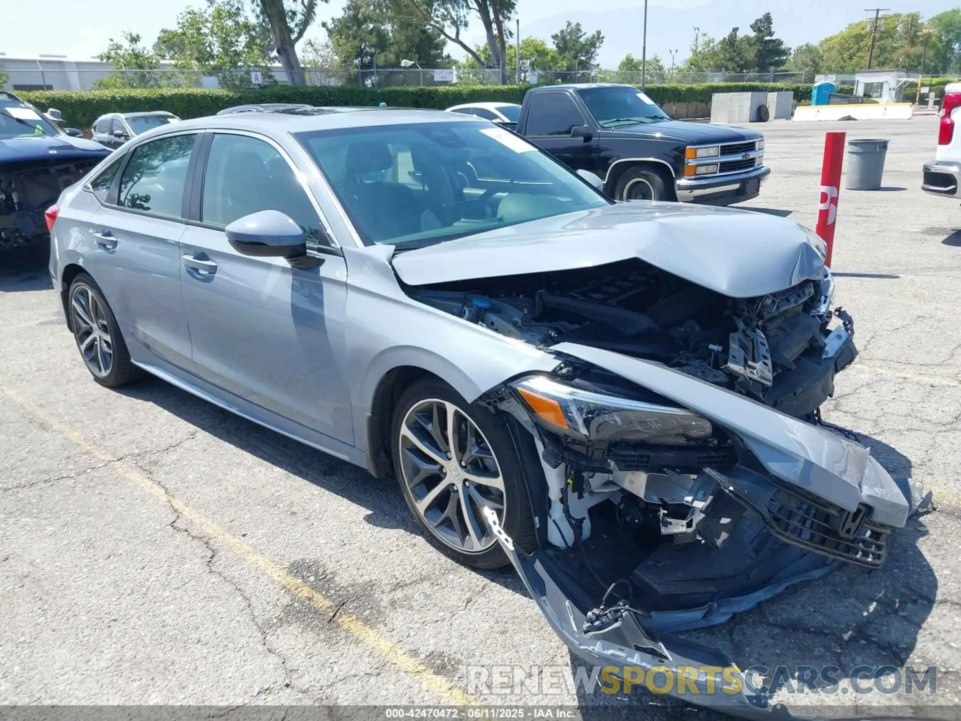 1 Photograph of a damaged car 2HGFE1F98RH322905 HONDA CIVIC 2024