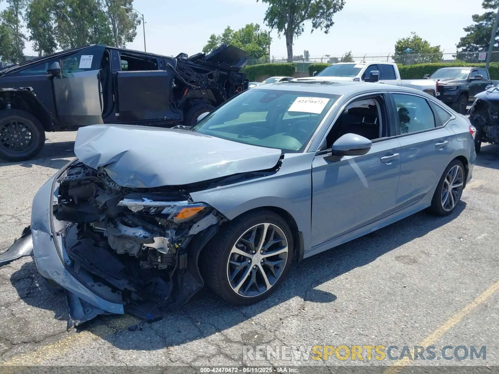 2 Photograph of a damaged car 2HGFE1F98RH322905 HONDA CIVIC 2024