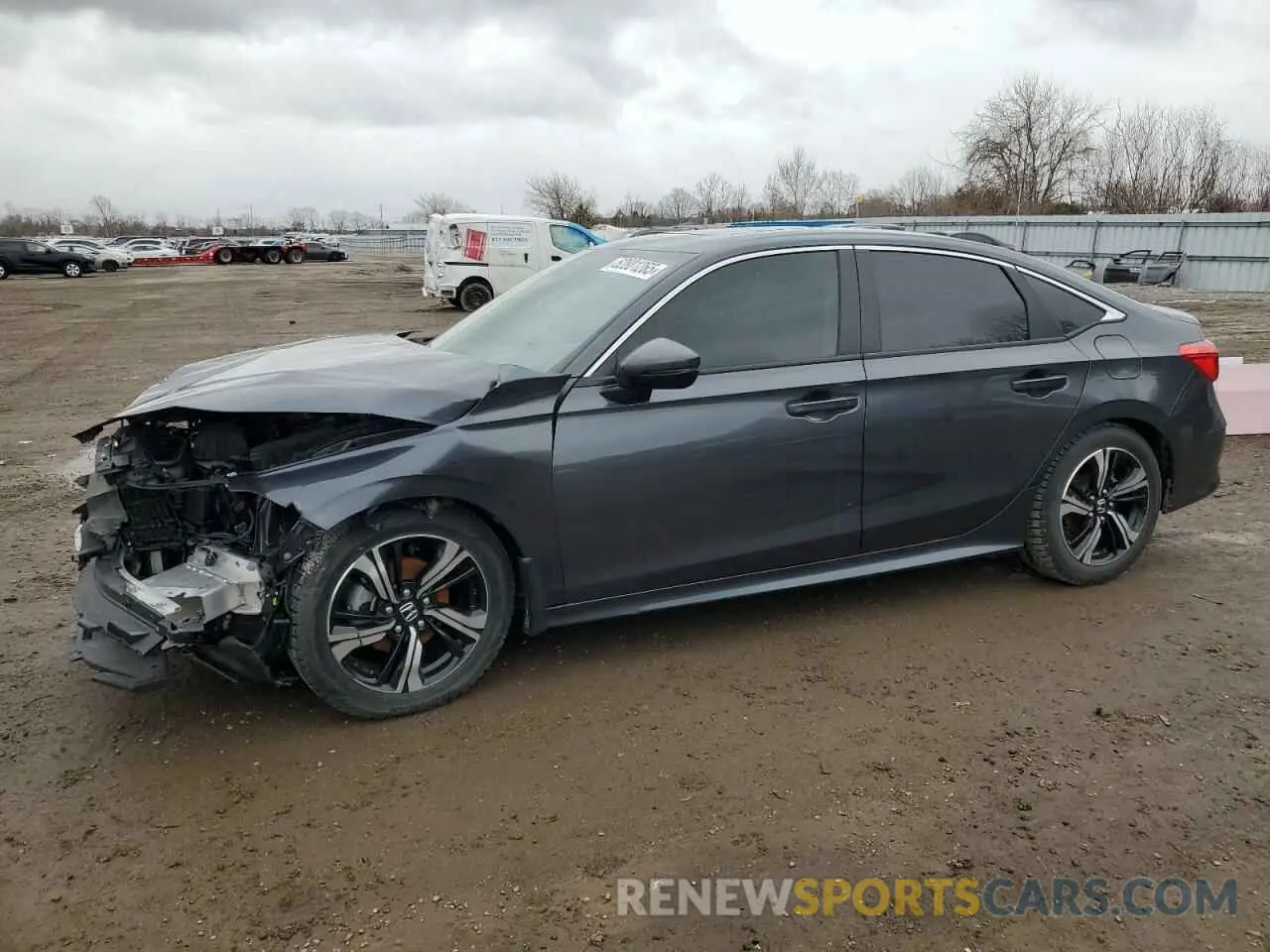 1 Photograph of a damaged car 2HGFE1F9XRH002999 HONDA CIVIC 2024