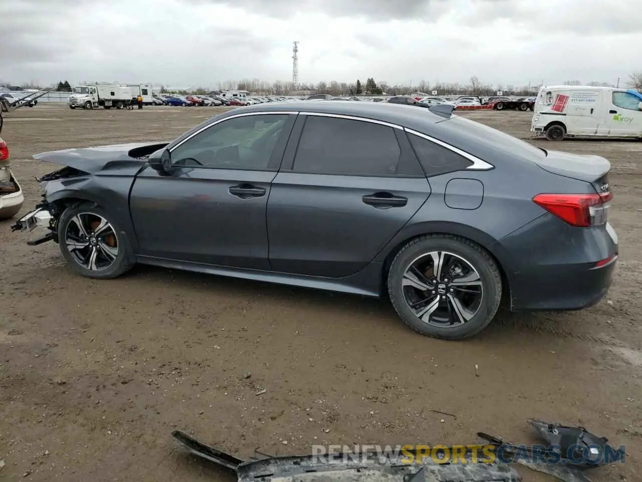 2 Photograph of a damaged car 2HGFE1F9XRH002999 HONDA CIVIC 2024