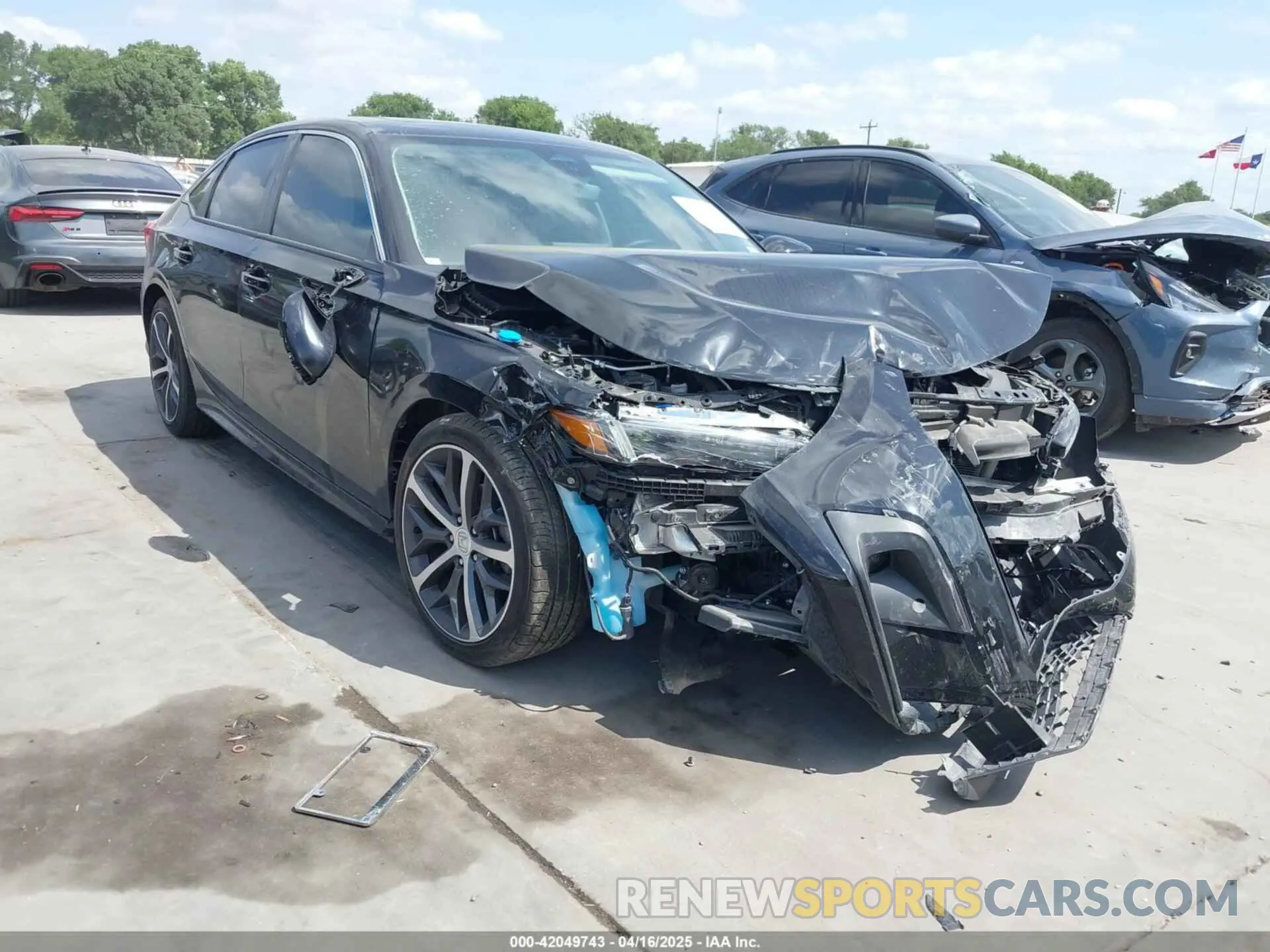 1 Photograph of a damaged car 2HGFE1F9XRH310819 HONDA CIVIC 2024
