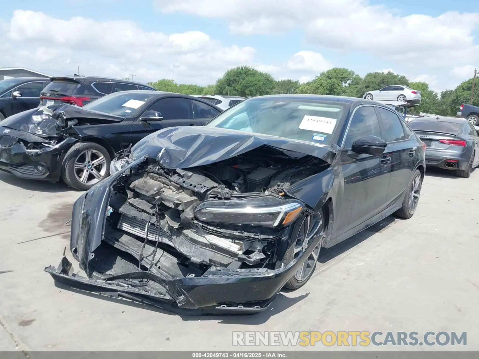 2 Photograph of a damaged car 2HGFE1F9XRH310819 HONDA CIVIC 2024