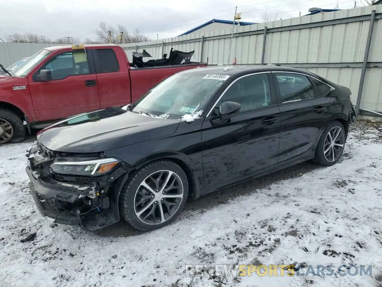 1 Photograph of a damaged car 2HGFE1F9XRH325658 HONDA CIVIC 2024