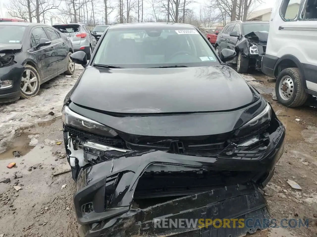 5 Photograph of a damaged car 2HGFE2F20RH584491 HONDA CIVIC 2024