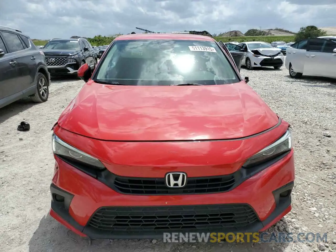 5 Photograph of a damaged car 2HGFE2F23RH508392 HONDA CIVIC 2024