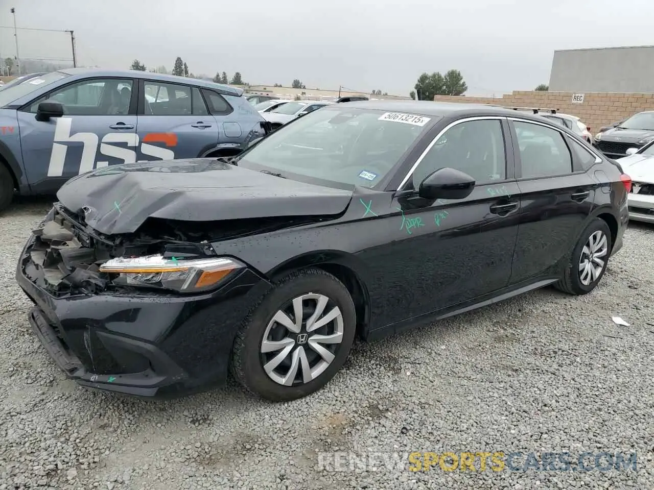 1 Photograph of a damaged car 2HGFE2F27RH571172 HONDA CIVIC 2024