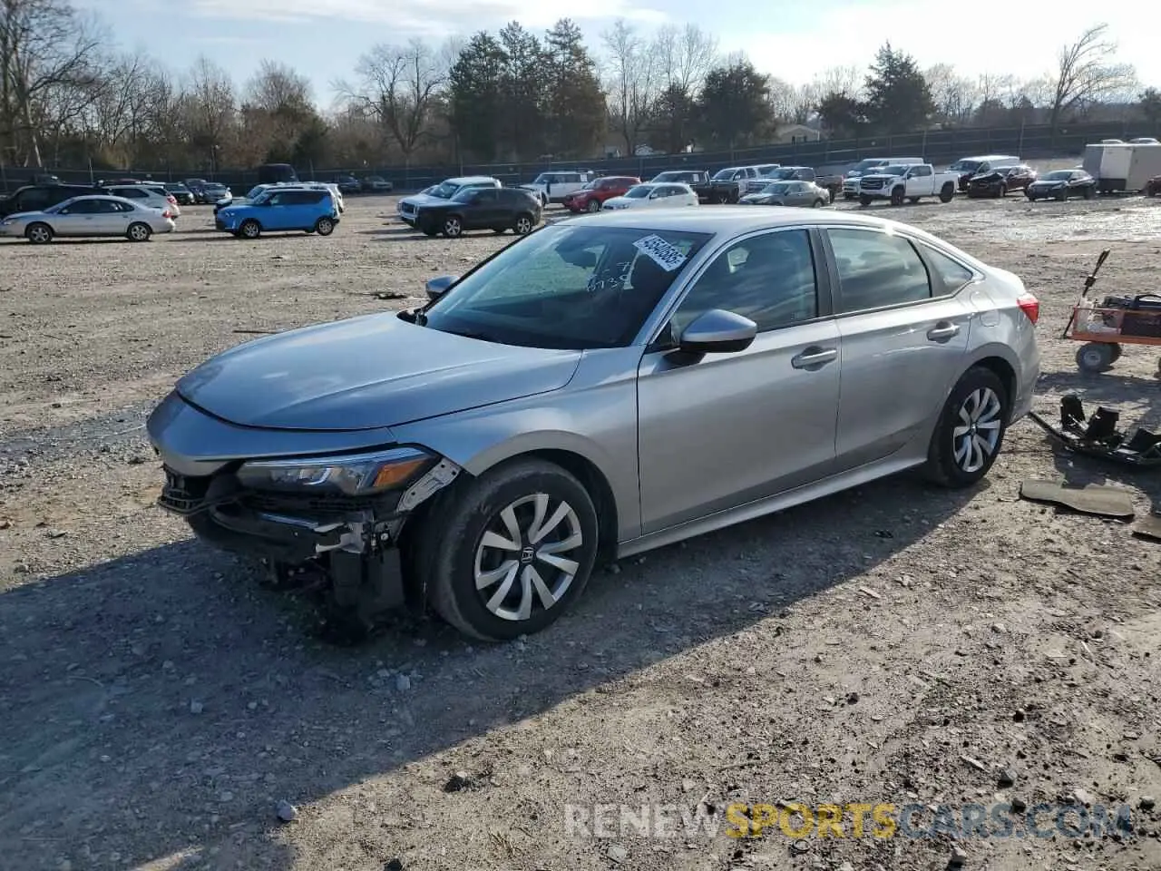 1 Photograph of a damaged car 2HGFE2F28RH530730 HONDA CIVIC 2024