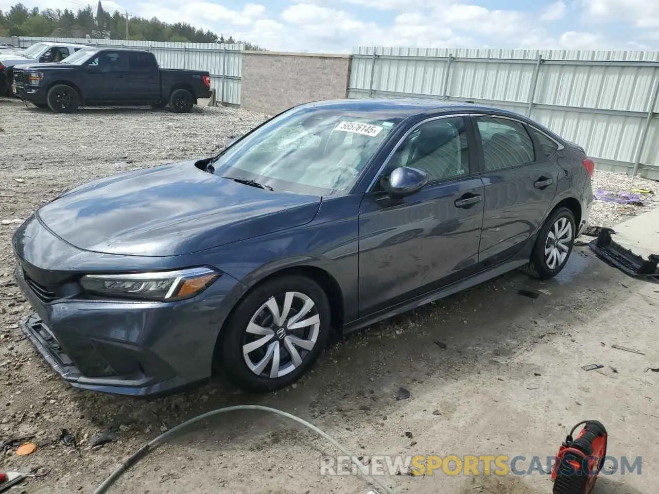 1 Photograph of a damaged car 2HGFE2F28RH532042 HONDA CIVIC 2024