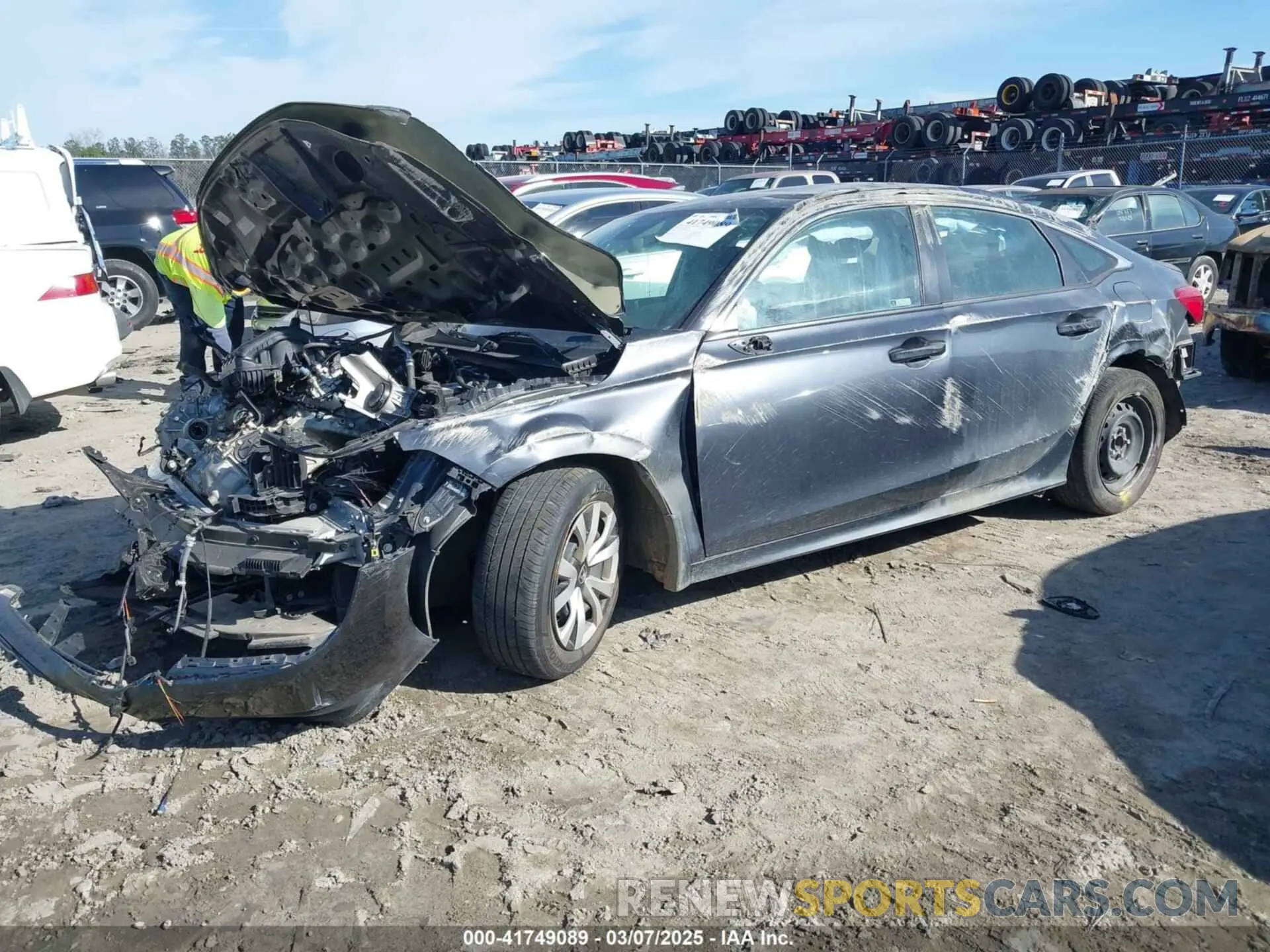 2 Фотография поврежденного автомобиля 2HGFE2F29RH519056 HONDA CIVIC 2024