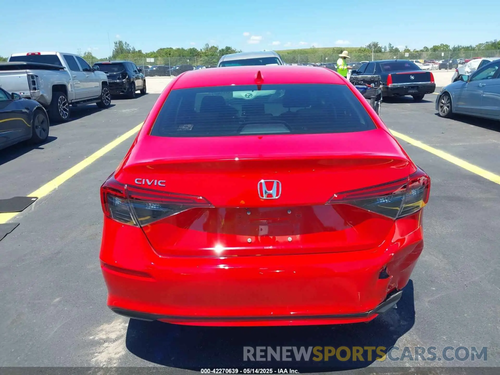 16 Photograph of a damaged car 2HGFE2F2XRH544676 HONDA CIVIC 2024