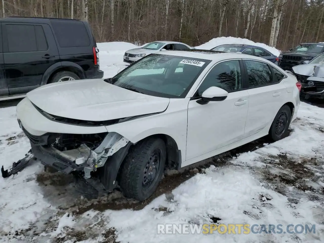 1 Photograph of a damaged car 2HGFE2F37RH113172 HONDA CIVIC 2024