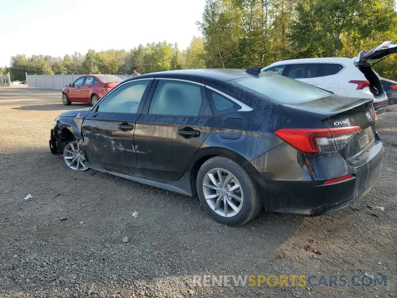 2 Photograph of a damaged car 2HGFE2F3XRH114929 HONDA CIVIC 2024