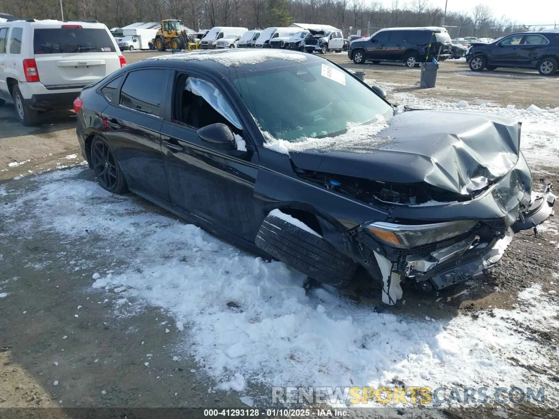 1 Photograph of a damaged car 2HGFE2F50RH522048 HONDA CIVIC 2024