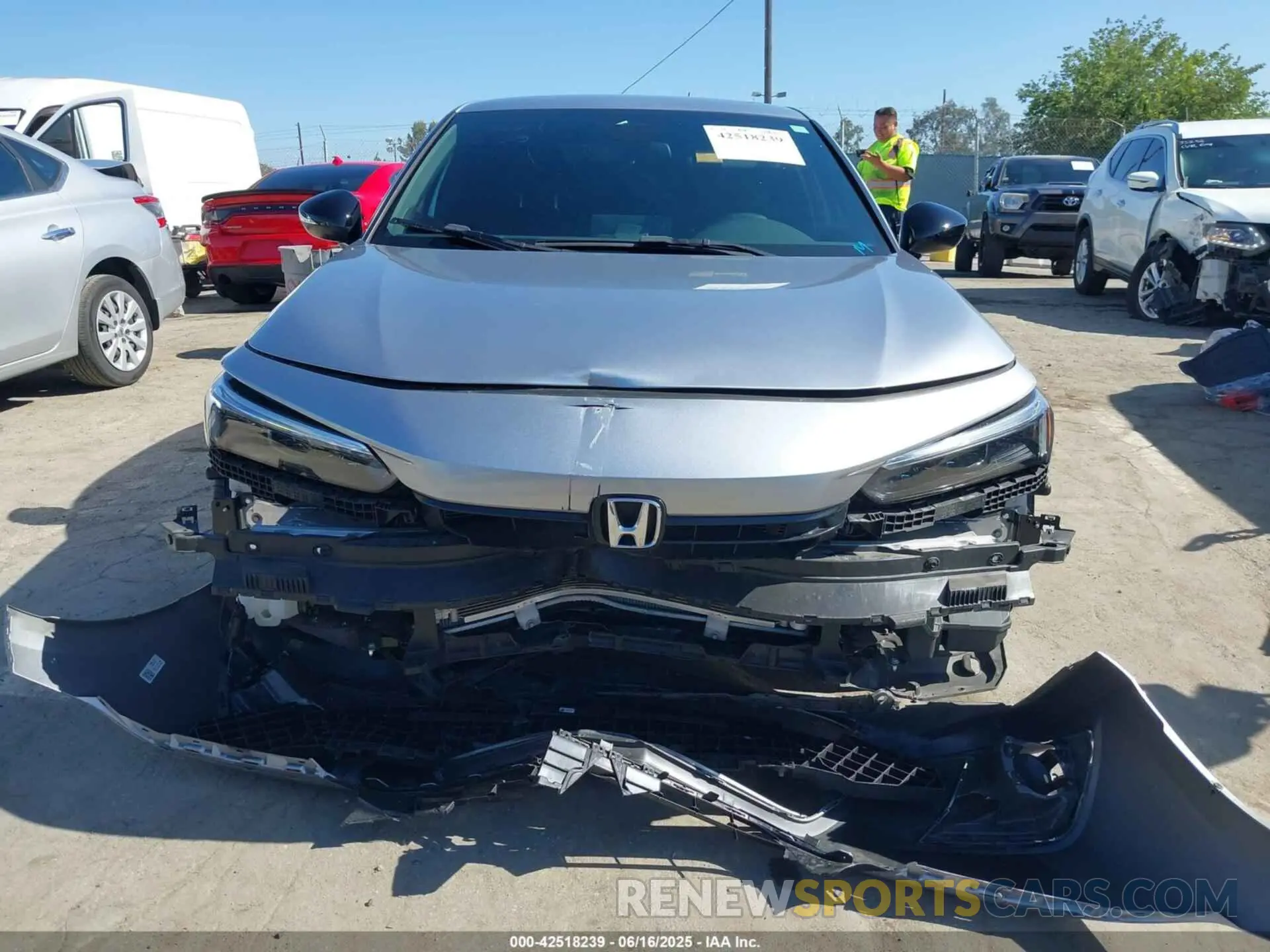 11 Photograph of a damaged car 2HGFE2F50RH533034 HONDA CIVIC 2024