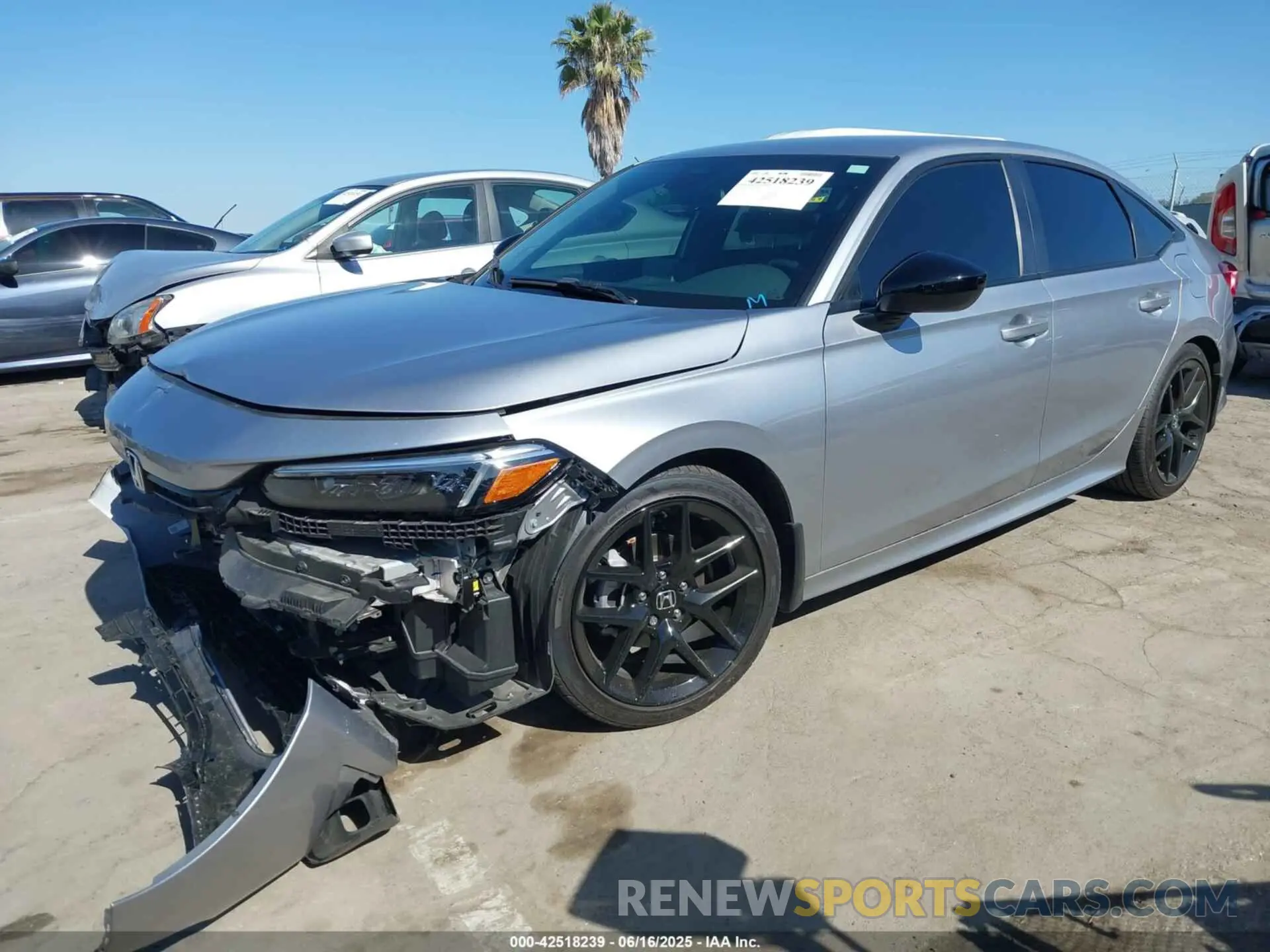 2 Photograph of a damaged car 2HGFE2F50RH533034 HONDA CIVIC 2024