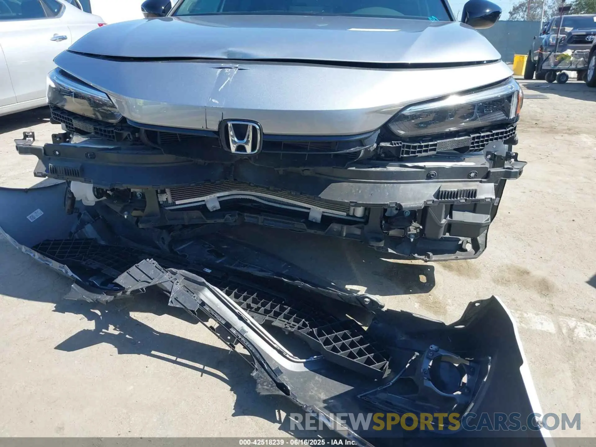 6 Photograph of a damaged car 2HGFE2F50RH533034 HONDA CIVIC 2024