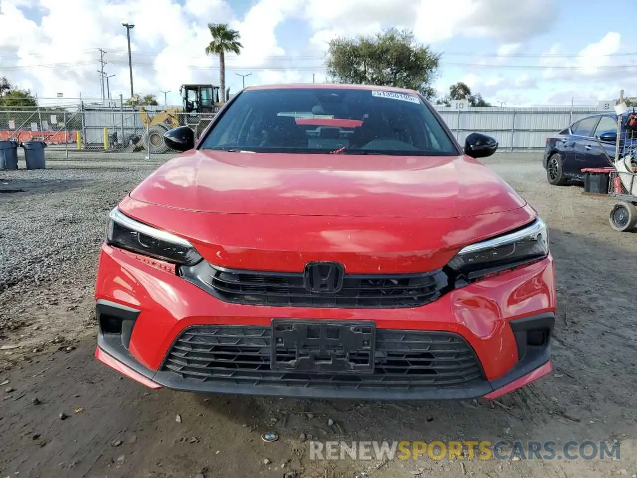 5 Photograph of a damaged car 2HGFE2F50RH550853 HONDA CIVIC 2024