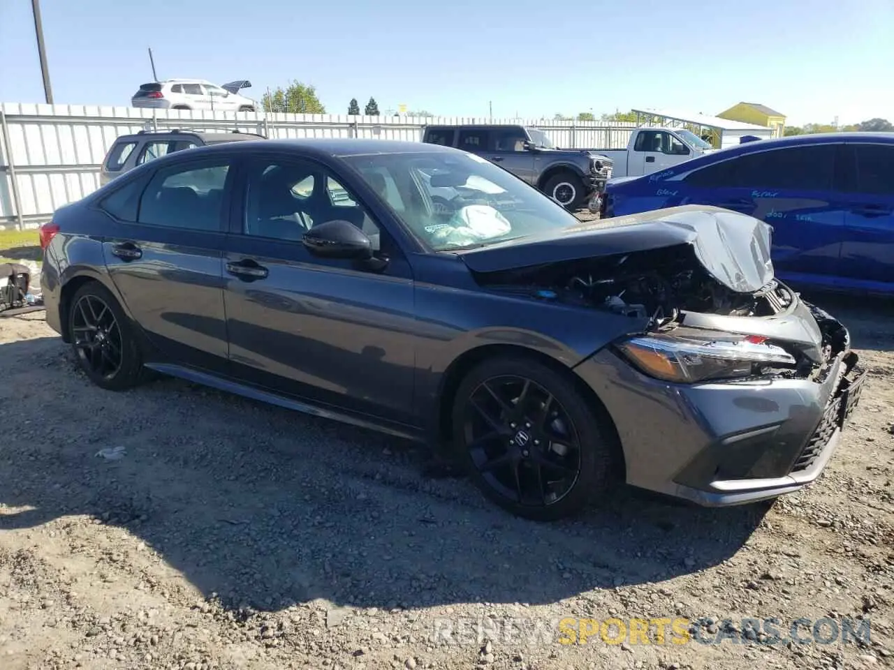 4 Photograph of a damaged car 2HGFE2F50RH568365 HONDA CIVIC 2024