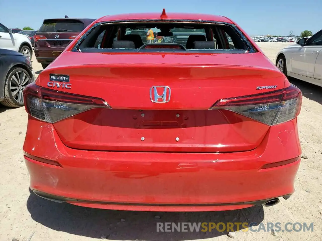 6 Photograph of a damaged car 2HGFE2F51RH521958 HONDA CIVIC 2024