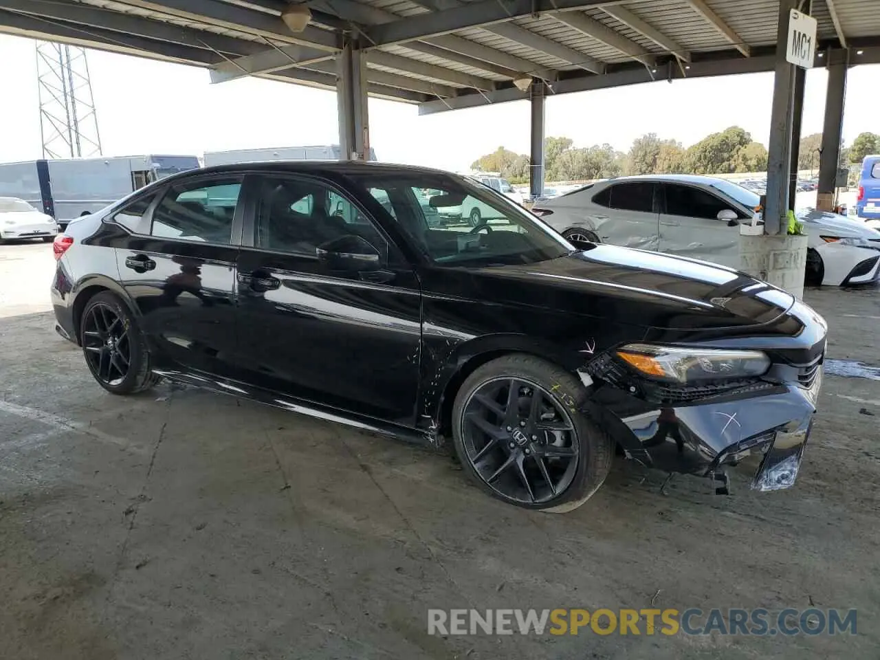 4 Photograph of a damaged car 2HGFE2F51RH548092 HONDA CIVIC 2024