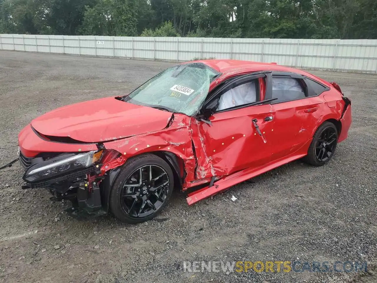 1 Photograph of a damaged car 2HGFE2F51RH554992 HONDA CIVIC 2024