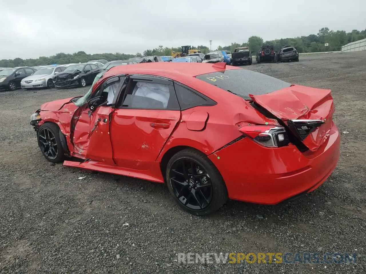 2 Photograph of a damaged car 2HGFE2F51RH554992 HONDA CIVIC 2024