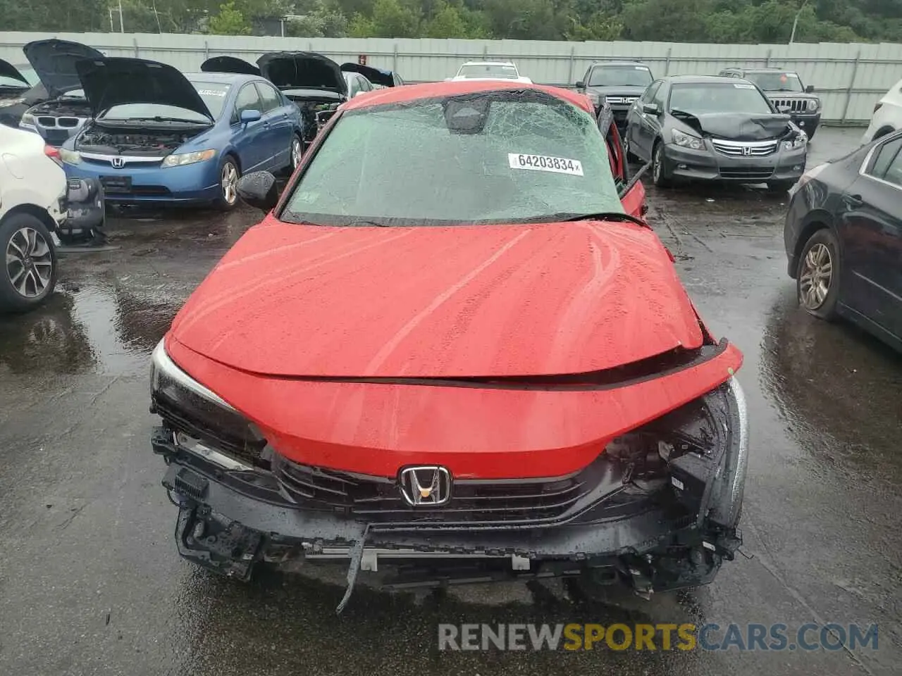 5 Photograph of a damaged car 2HGFE2F51RH554992 HONDA CIVIC 2024