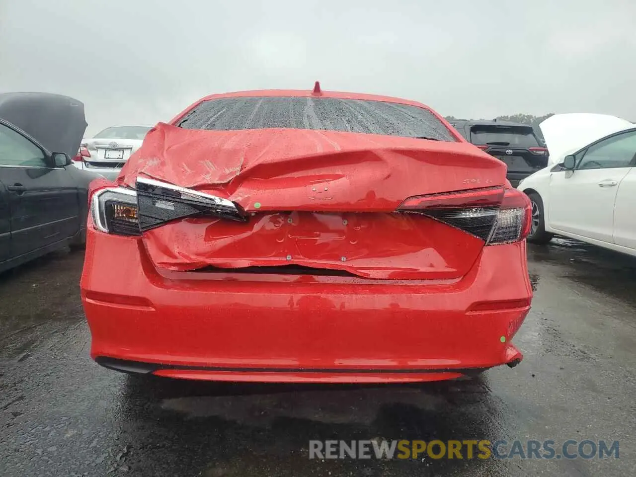 6 Photograph of a damaged car 2HGFE2F51RH554992 HONDA CIVIC 2024