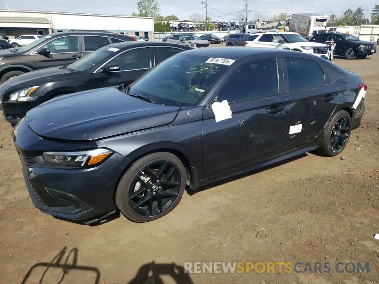 1 Photograph of a damaged car 2HGFE2F52RH523282 HONDA CIVIC 2024