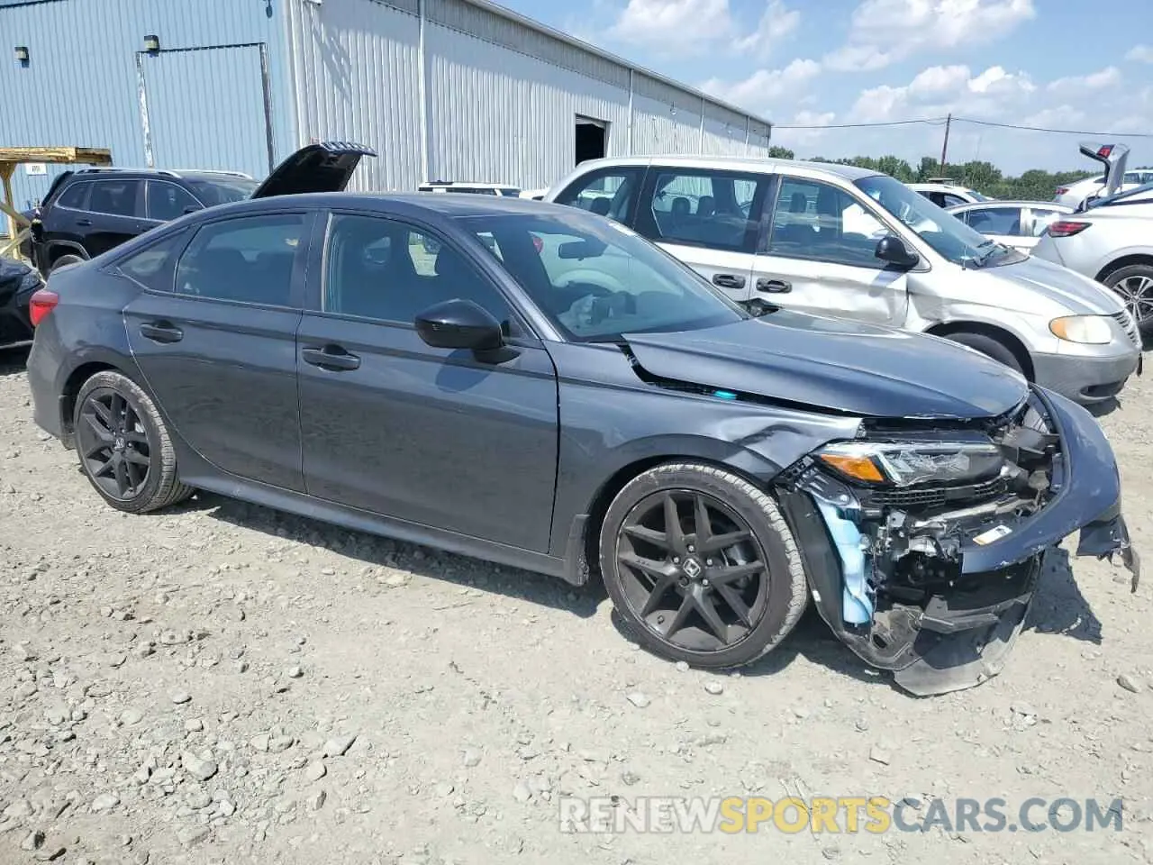 4 Photograph of a damaged car 2HGFE2F52RH567511 HONDA CIVIC 2024