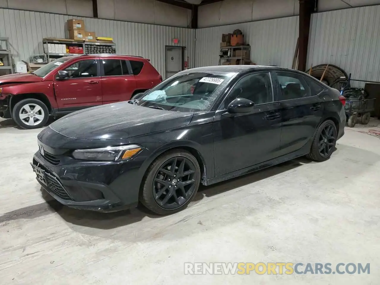 1 Photograph of a damaged car 2HGFE2F52RH592537 HONDA CIVIC 2024