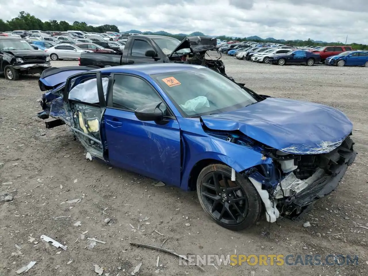 4 Photograph of a damaged car 2HGFE2F53RH542570 HONDA CIVIC 2024
