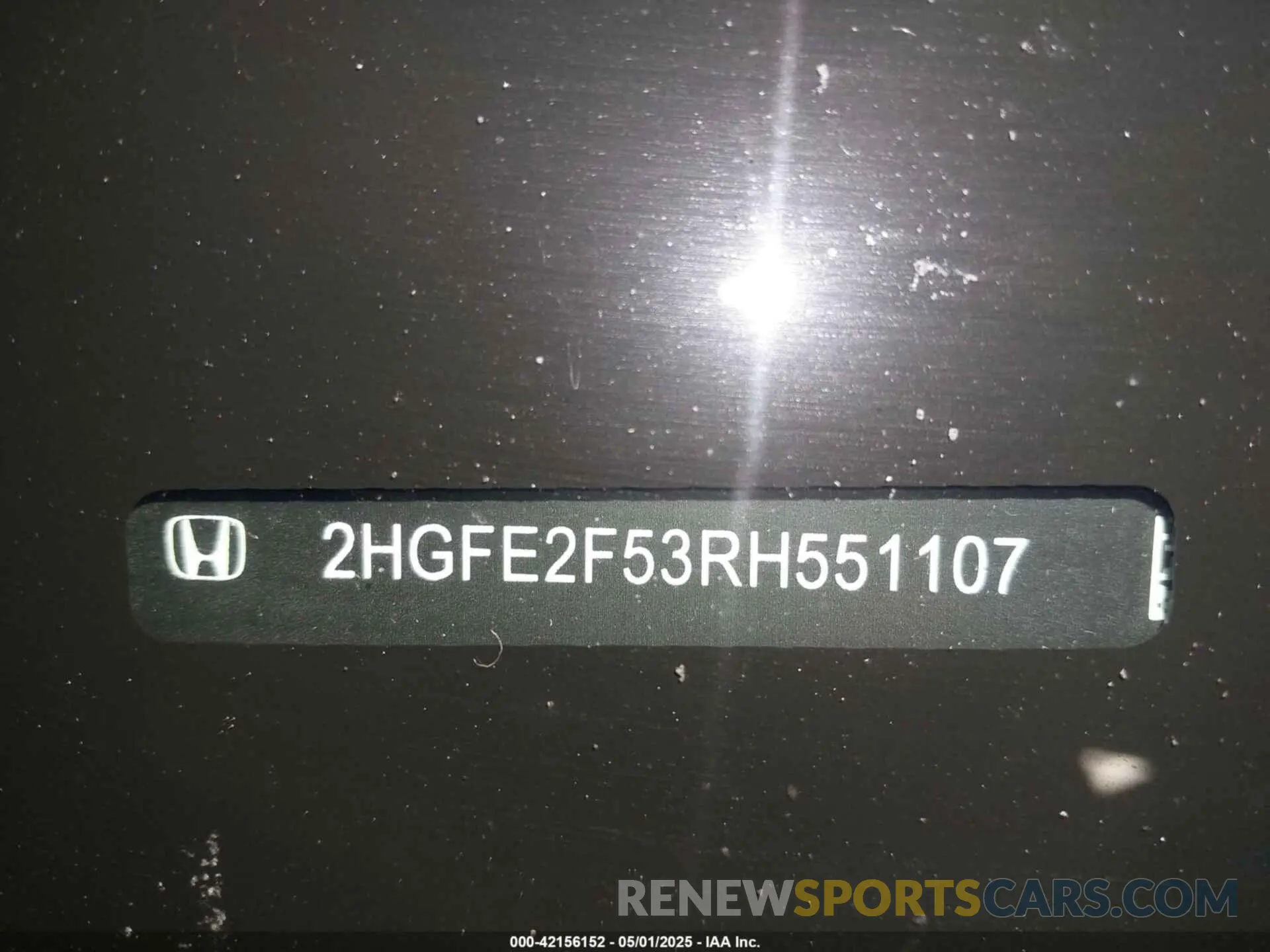 17 Фотография поврежденного автомобиля 2HGFE2F53RH551107 HONDA CIVIC 2024