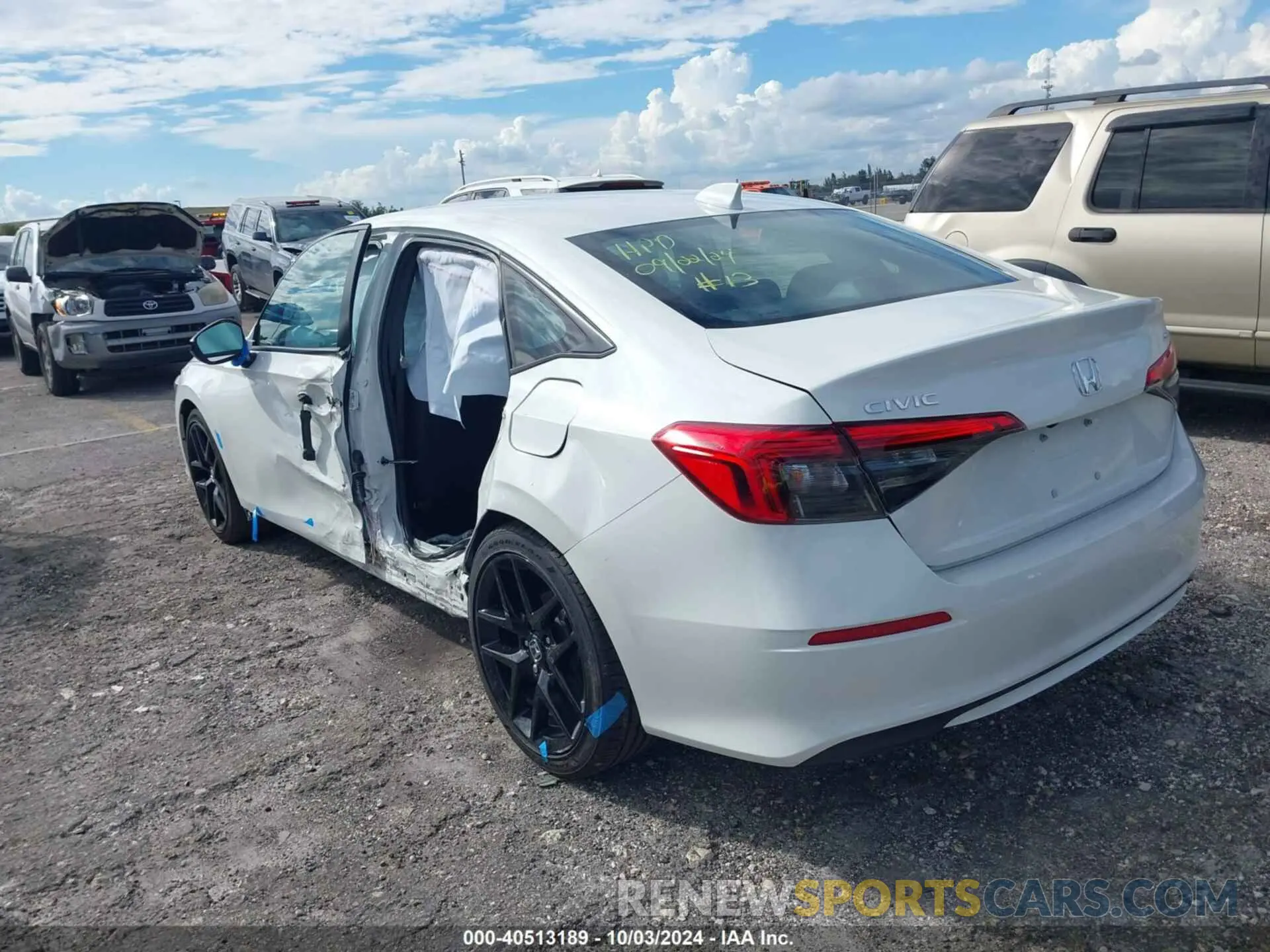 3 Photograph of a damaged car 2HGFE2F53RH567369 HONDA CIVIC 2024