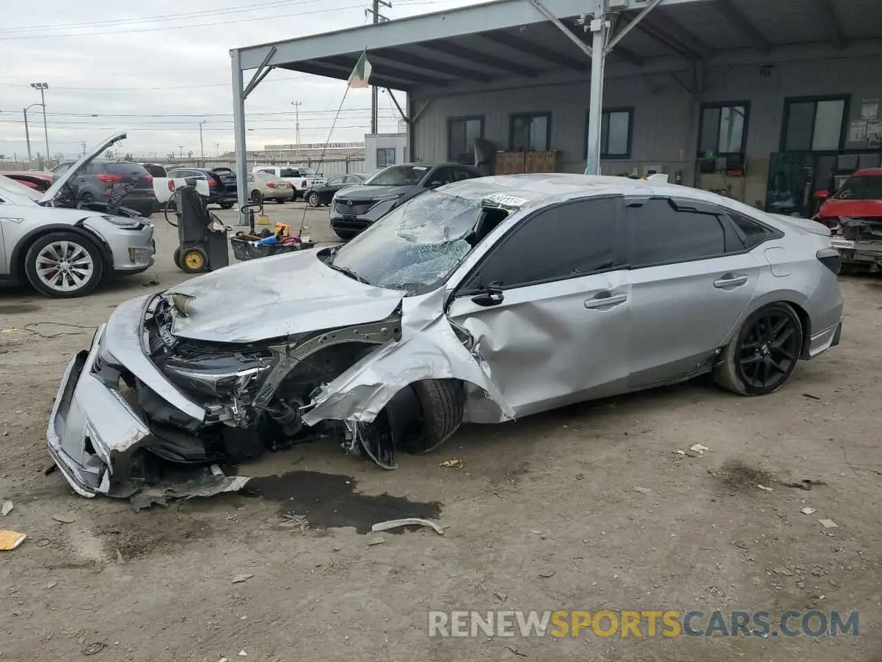 1 Photograph of a damaged car 2HGFE2F54RH504376 HONDA CIVIC 2024