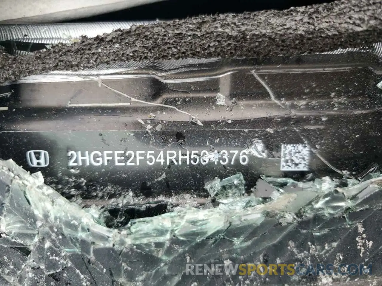 15 Photograph of a damaged car 2HGFE2F54RH504376 HONDA CIVIC 2024