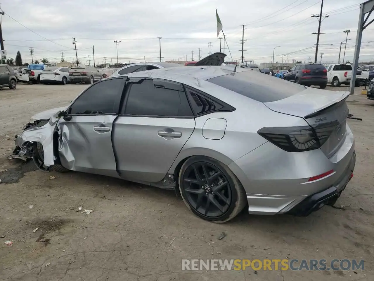 2 Photograph of a damaged car 2HGFE2F54RH504376 HONDA CIVIC 2024