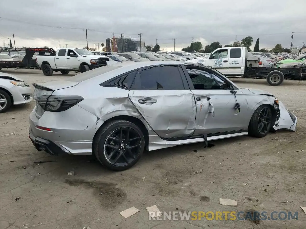 3 Photograph of a damaged car 2HGFE2F54RH504376 HONDA CIVIC 2024