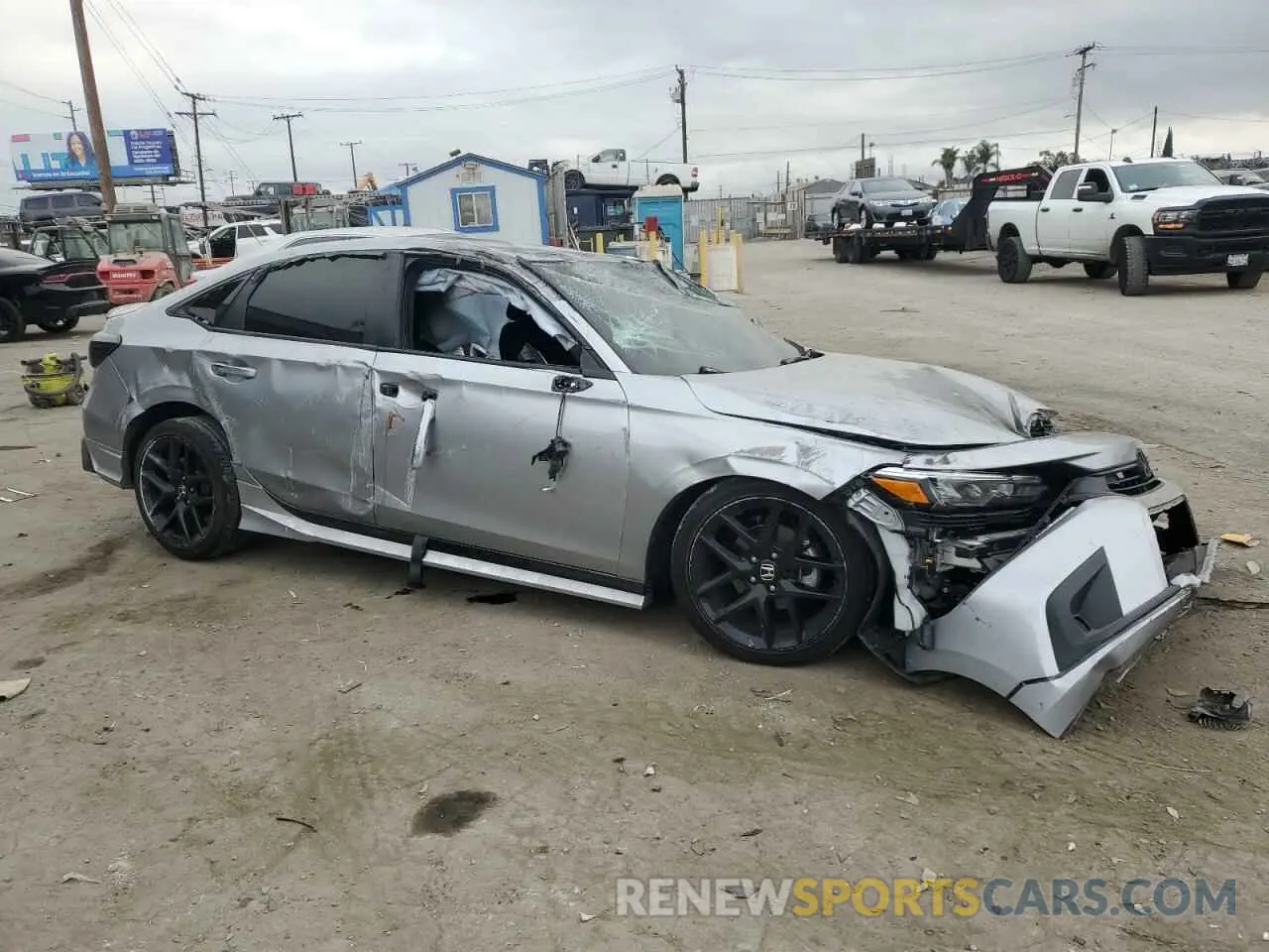 4 Photograph of a damaged car 2HGFE2F54RH504376 HONDA CIVIC 2024