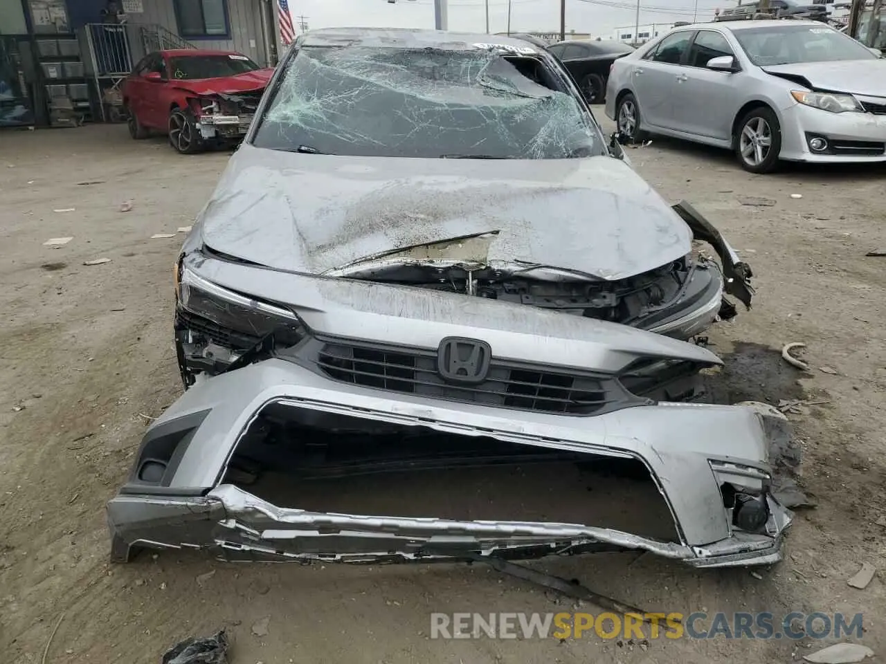 5 Photograph of a damaged car 2HGFE2F54RH504376 HONDA CIVIC 2024