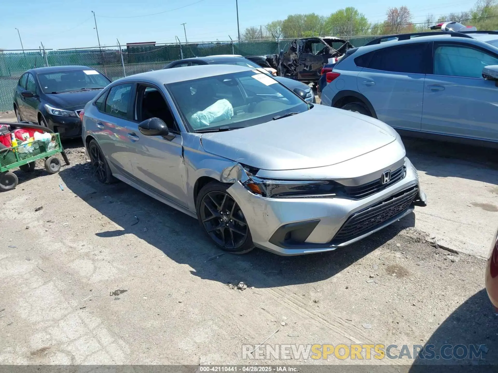 1 Photograph of a damaged car 2HGFE2F54RH516432 HONDA CIVIC 2024